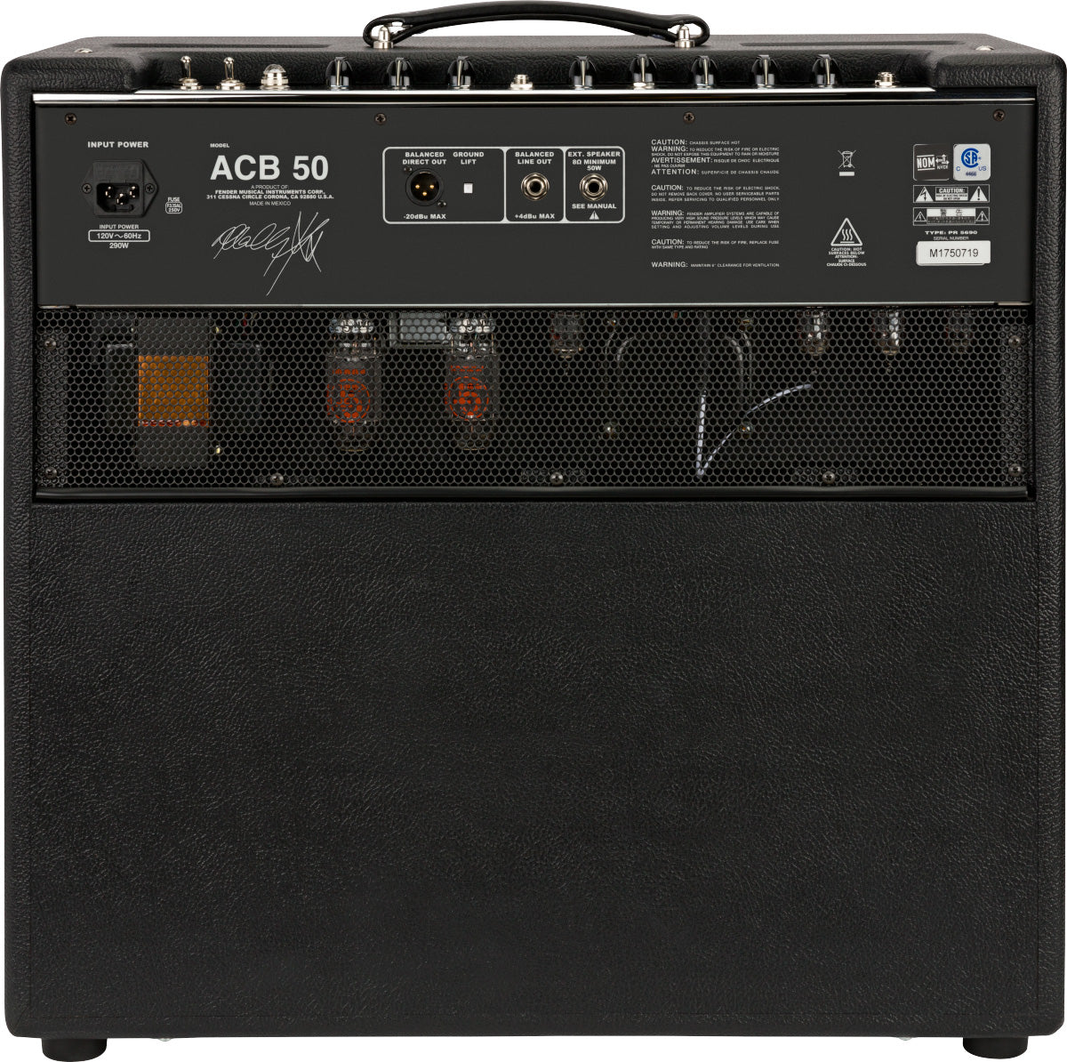 Fender ACB50 Adam Clayton Amplificador Bajo Eléctrico 4