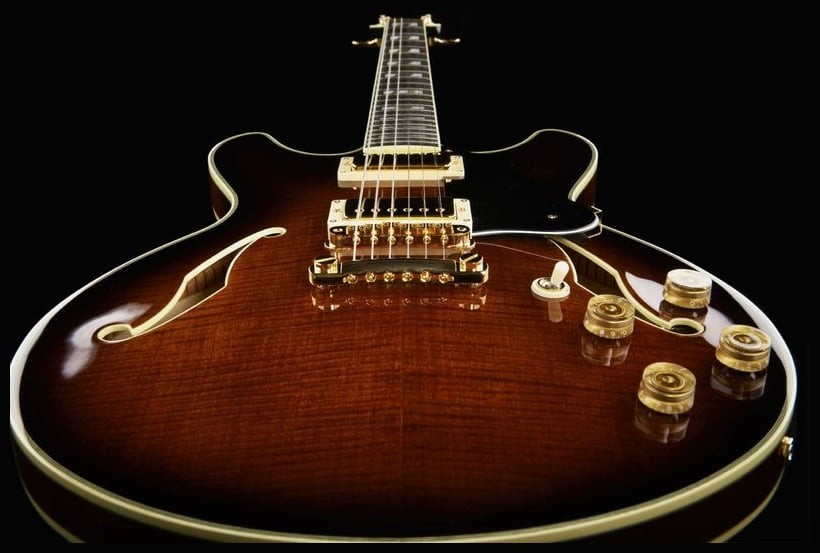 Ibanez JSM100 VT Guitarra Eléctrica Hollow Body Vintage Sunburst 15