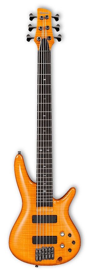 Ibanez GVB36 AM Gerald Veasley Bajo Eléctrico 6 Cuerdas Amber 1