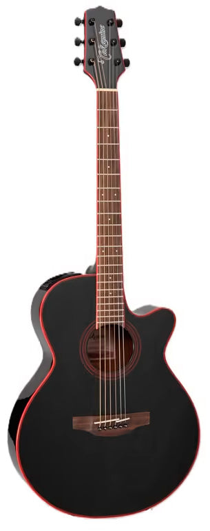 Takamine GF49CE CB Guitarra Electroacústica FX Cosmic Black Pearl 1