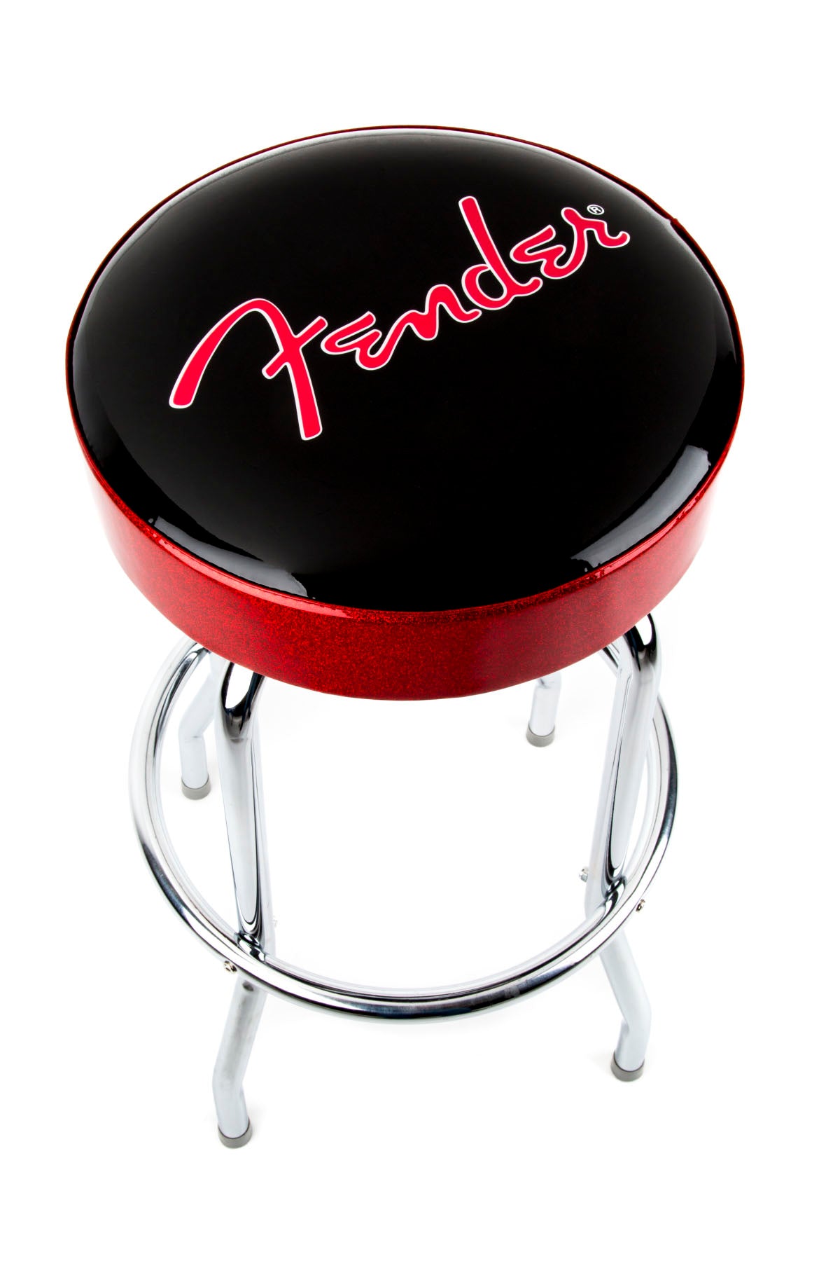 Fender 9192022003 Red Sparkle Logo Barstool Taburete 30 Pulgadas 2