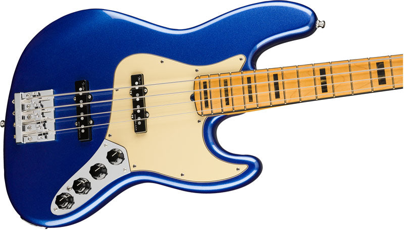 Fender American Ultra Jazz Bass MN Bajo Eléctrico Cobra Blue 3