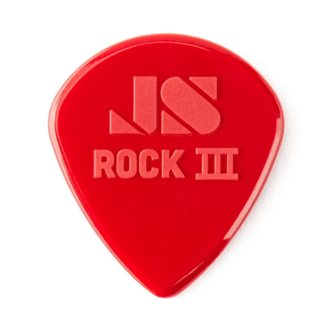 Dunlop 570R138 Rock III Nylon Custom Jazz III Púa Roja. Unidad 1