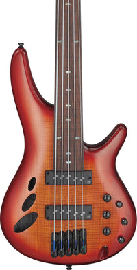 Ibanez SRD905F BTL Bass Workshop Bajo Eléctrico 5 Cuerdas Brown Topaz Burst 4