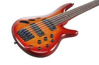 Ibanez SRD905F BTL Bass Workshop Bajo Eléctrico 5 Cuerdas Brown Topaz Burst 8