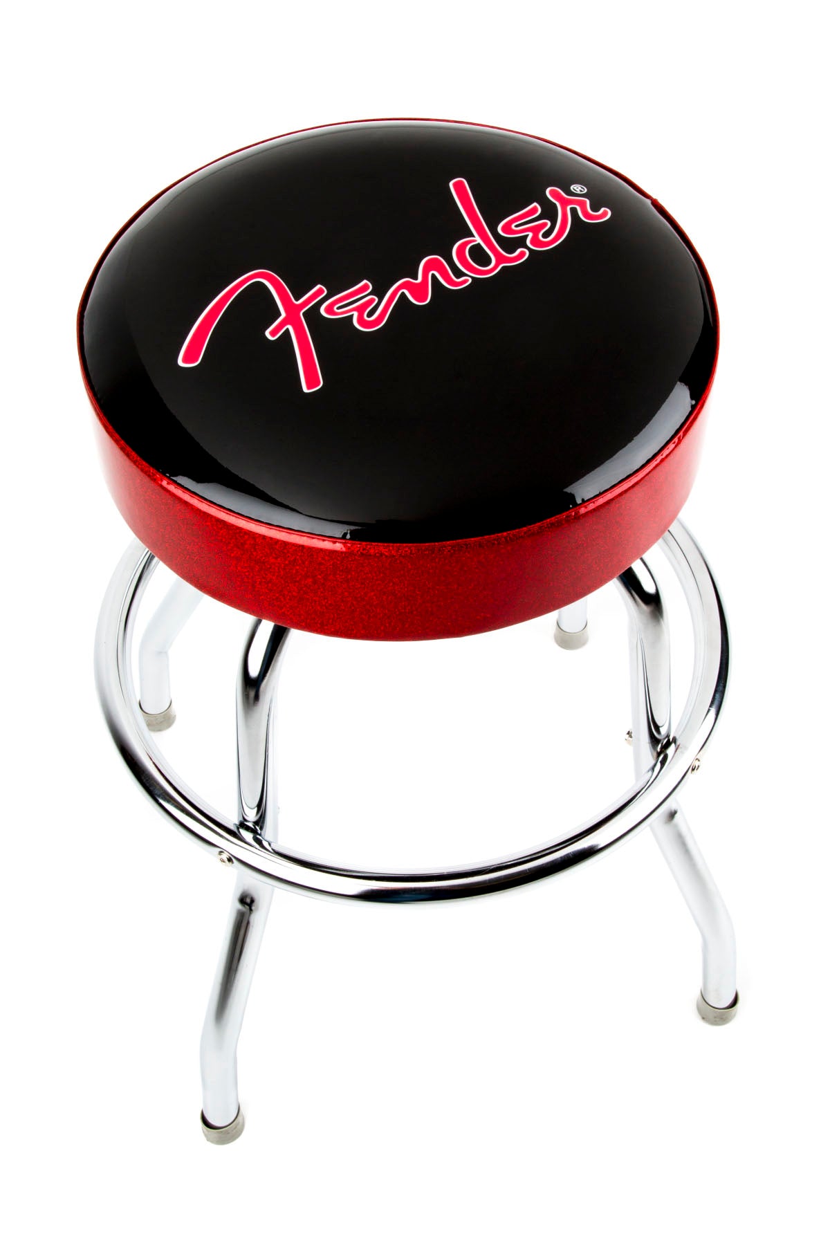 Fender 9192022004 Red Sparkle Logo Barstool Taburete 24 Pulgadas 3