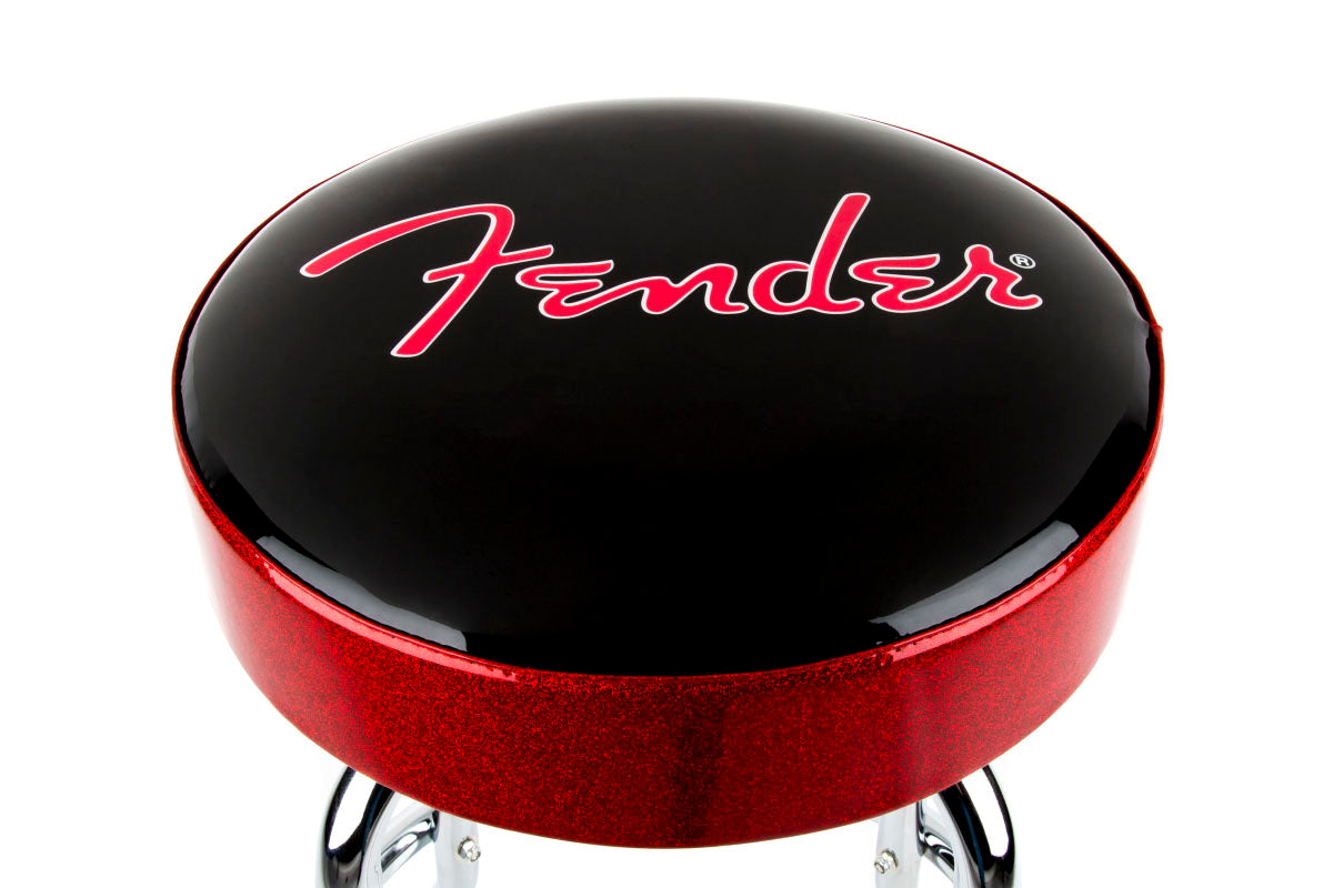 Fender 9192022004 Red Sparkle Logo Barstool Taburete 24 Pulgadas 4