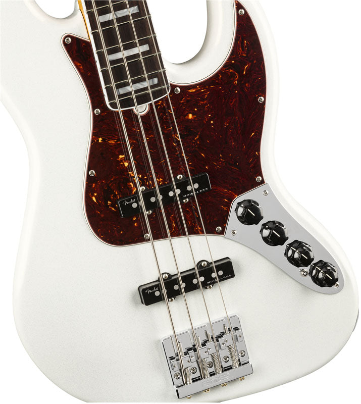 Fender American Ultra Jazz Bass RW Bajo Eléctrico Arctic Pearl 4