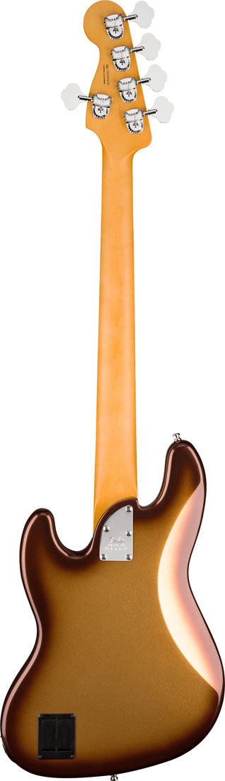 Fender American Ultra Jazz Bass V RW Bajo Eléctrico 5 Cuerdas Mocha Burst 2