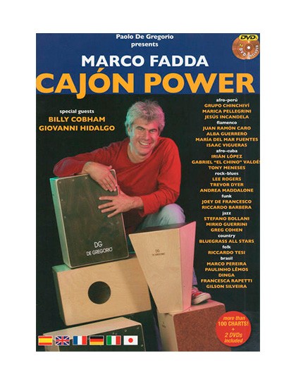 De Gregorio Cajón Power Book + DVD Método Tutorial Cajón 1