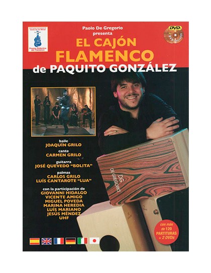 De Gregorio el Cajón Flamenco Book + DVD Tutorial Cajón Flamenco 1