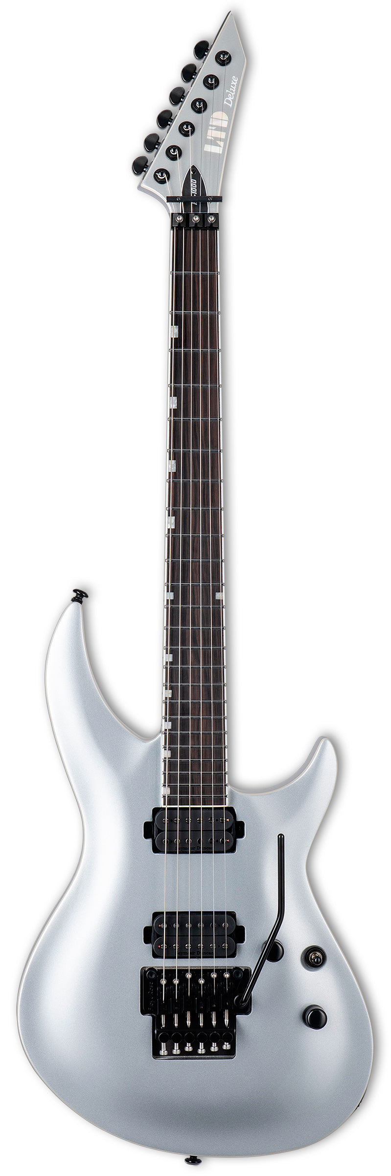 ESP LTD H3-1000 FR MSL Guitarra Eléctrica Metallic Silver 1