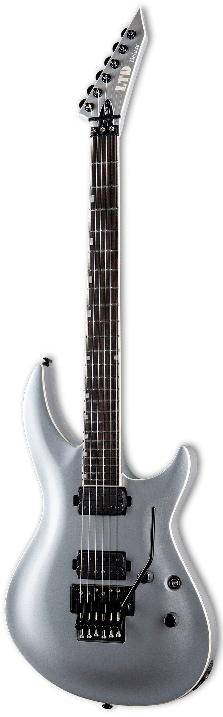 ESP LTD H3-1000 FR MSL Guitarra Eléctrica Metallic Silver 2