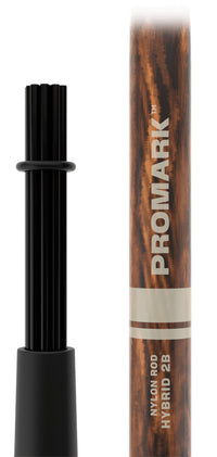 Pro Mark PMHRN Hybrid Rods Nylon 2B Par Baquetas Varillas 4