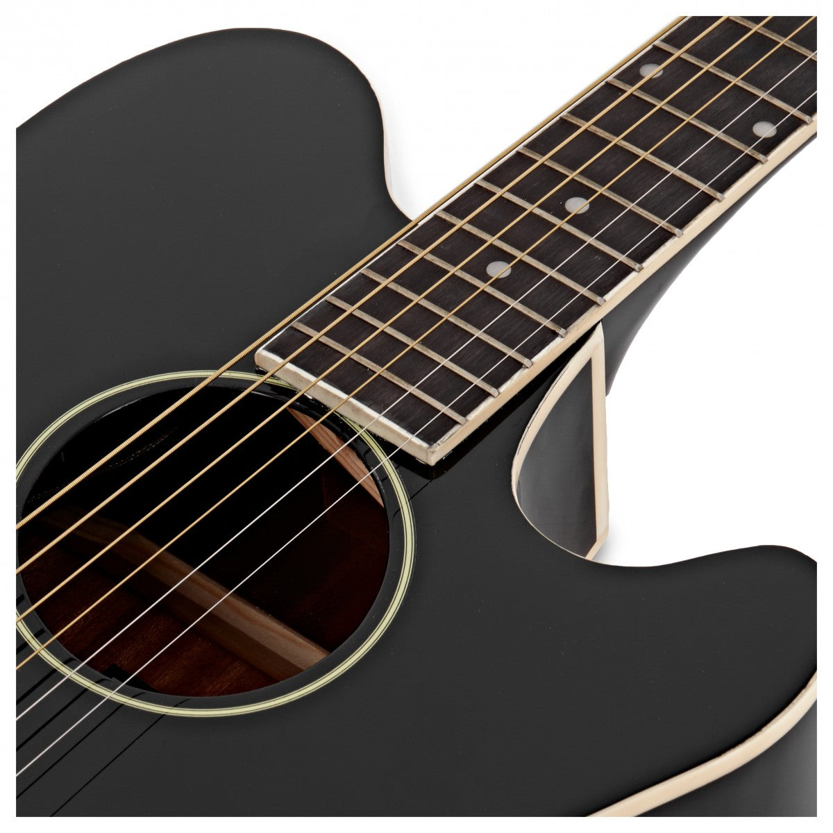 Ibanez TCY10E BK Guitarra Electroacústica Negra 5