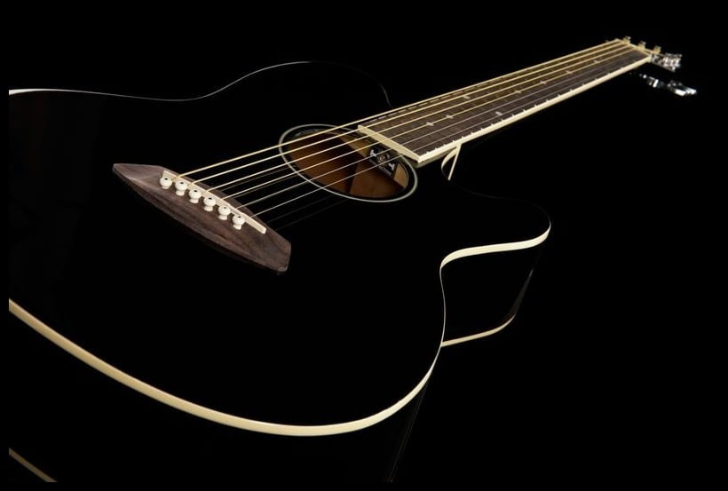 Ibanez TCY10E BK Guitarra Electroacústica Negra 19