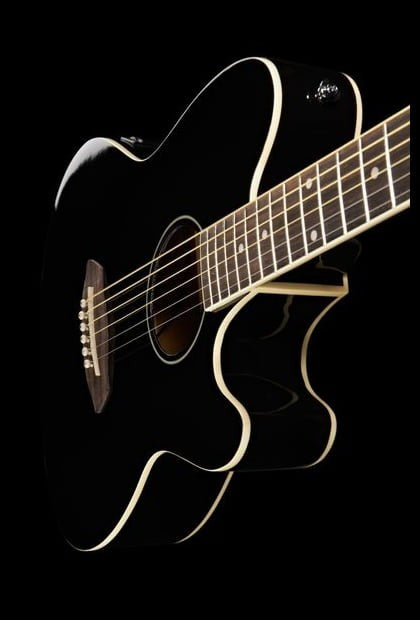 Ibanez TCY10E BK Guitarra Electroacústica Negra 20