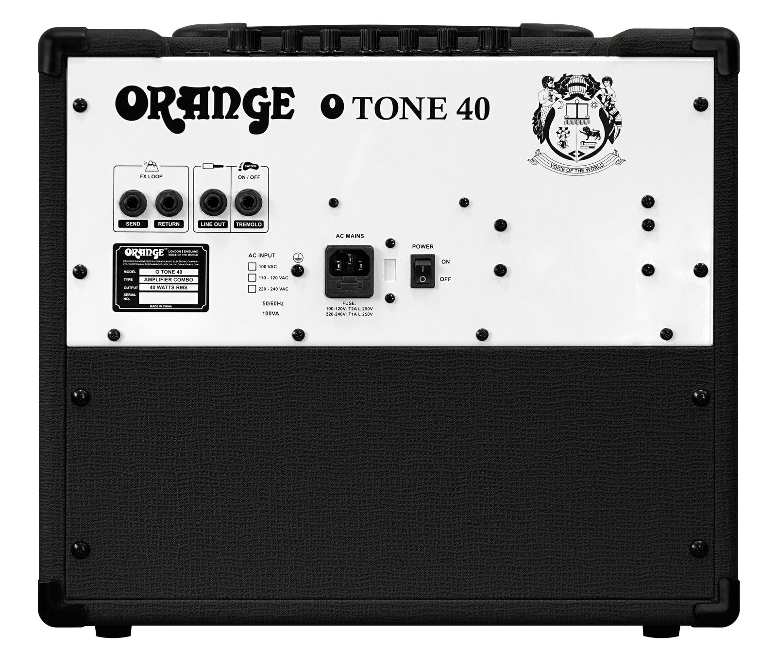 Orange O Tone 40 BLK Amplificador Guitarra Negro 4