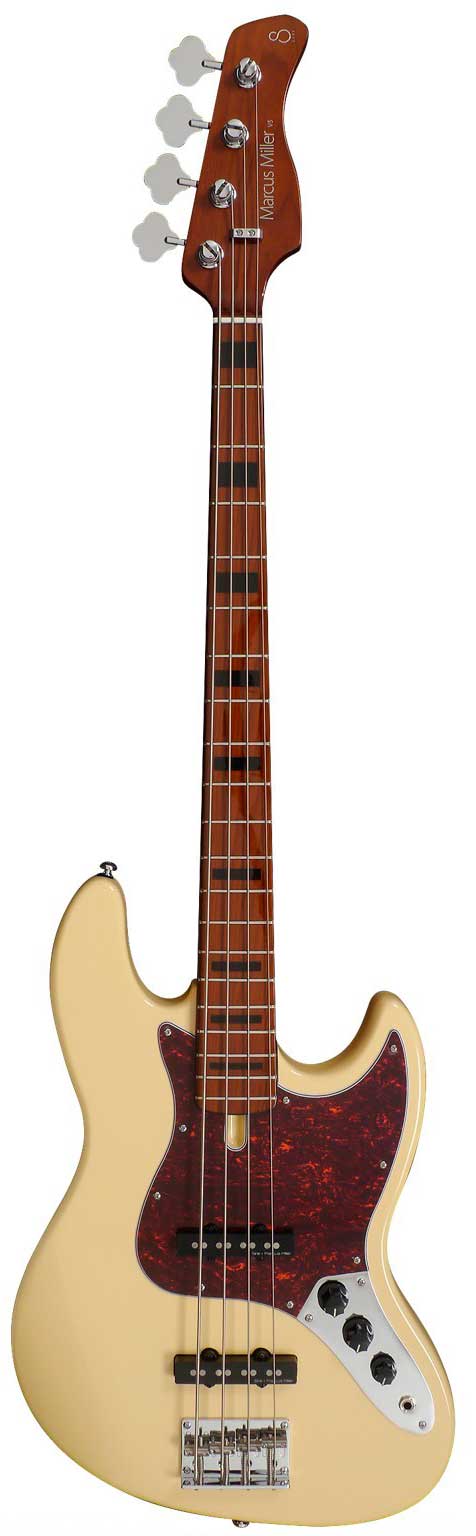 Marcus Miller V5 Alder 4 VWH Bajo Eléctrico Vintage White 1