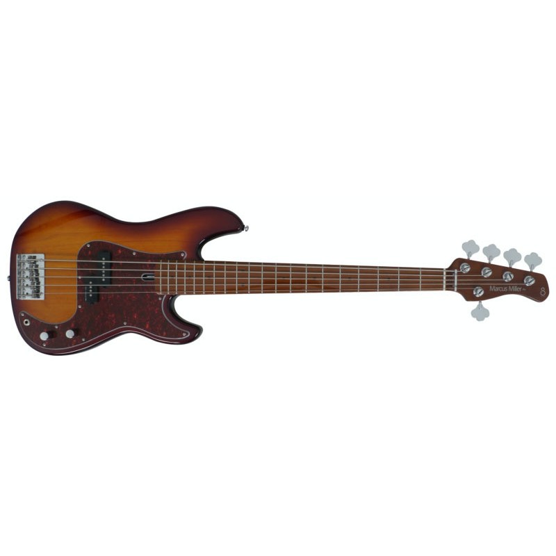 Marcus Miller P5 Alder-5 TS 2nd Gen Bajo Eléctrico 5 Cuerdas Tobacco Sunburst 2