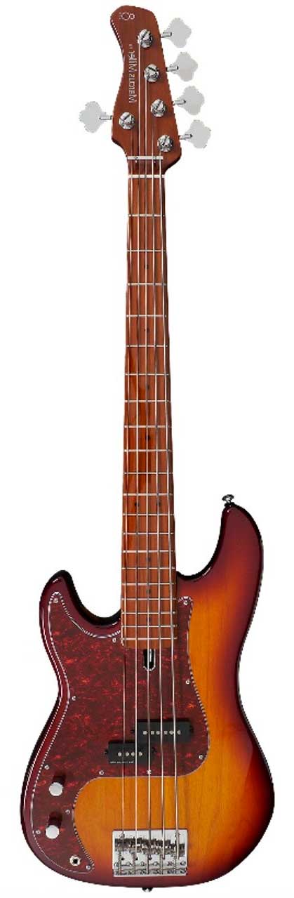 Marcus Miller P5 Alder-5 LH TS 2nd Gen Bajo Eléctrico 5 Cuerdas para Zurdos Tobacco Sunburst 1