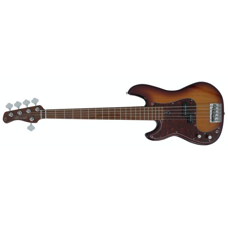 Marcus Miller P5 Alder-5 LH TS 2nd Gen Bajo Eléctrico 5 Cuerdas para Zurdos Tobacco Sunburst 2