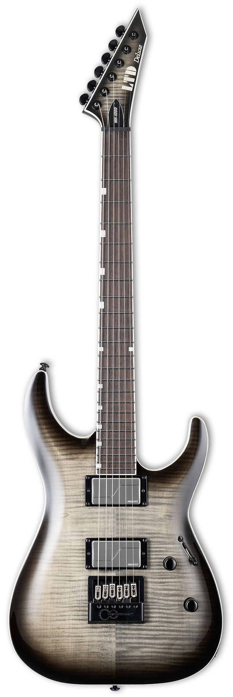 ESP LTD MH-1000 EV FM CB Evertune Guitarra Eléctrica Charcoal Burst 1