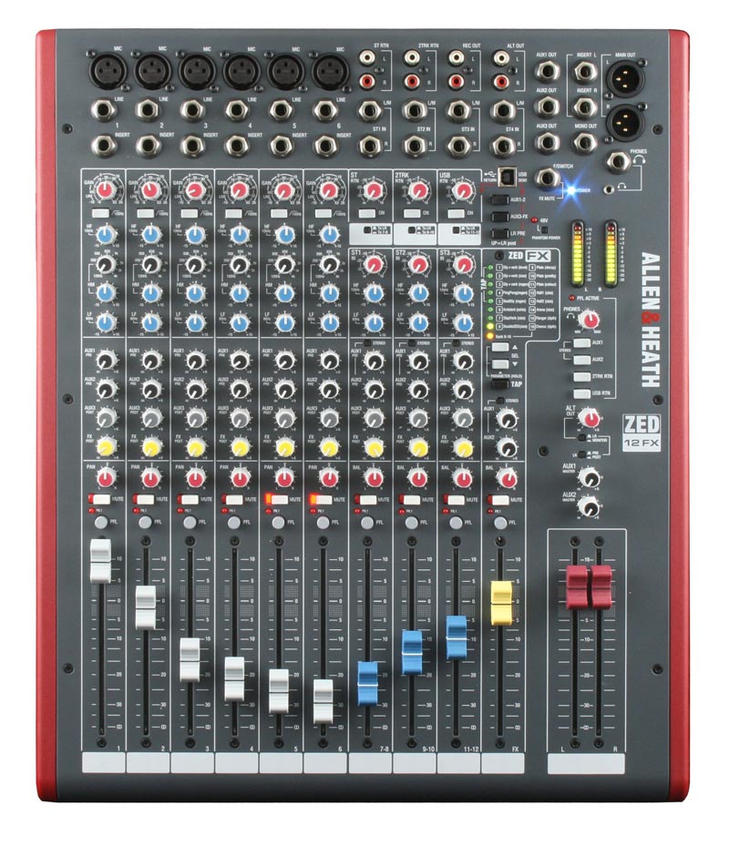 ALLEN & HEATH ZED12FX Mesa de Mezclas con Efectos 1