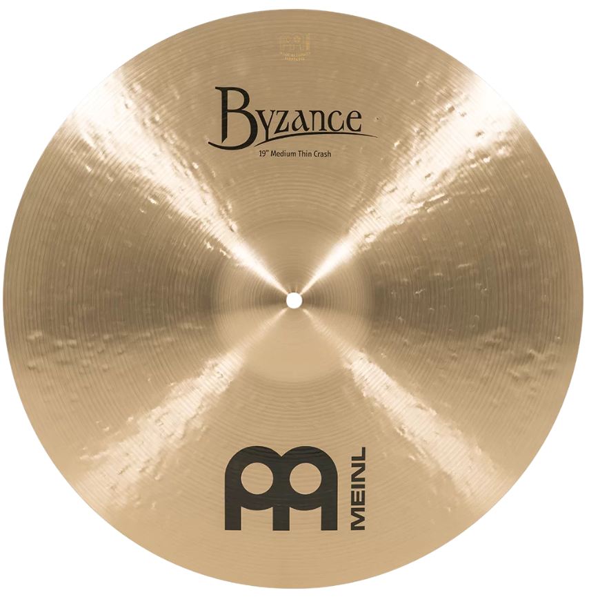 Meinl B19MTC Byzance Traditional Medium Thin Crash 19 Plato Batería 1