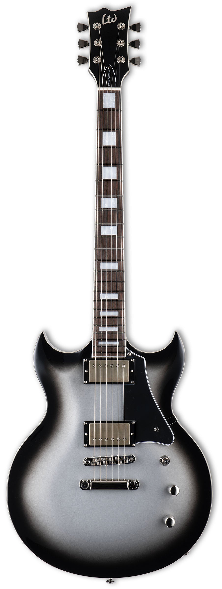 ESP LTD Royal Shiva SSB Bill Kelliher Signature Guitarra Eléctrica Silver Sunburst 1