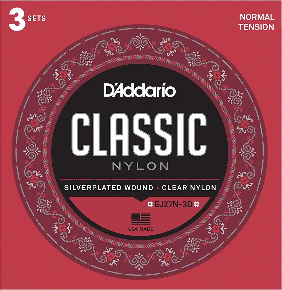 Daddario EJ27N3D Set 3 Juegos de Cuerdas Guitarra Española 1