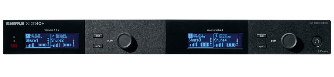 Shure SLXD4QDANE G65 Quad Receiver Receptor Inalámbrico 1