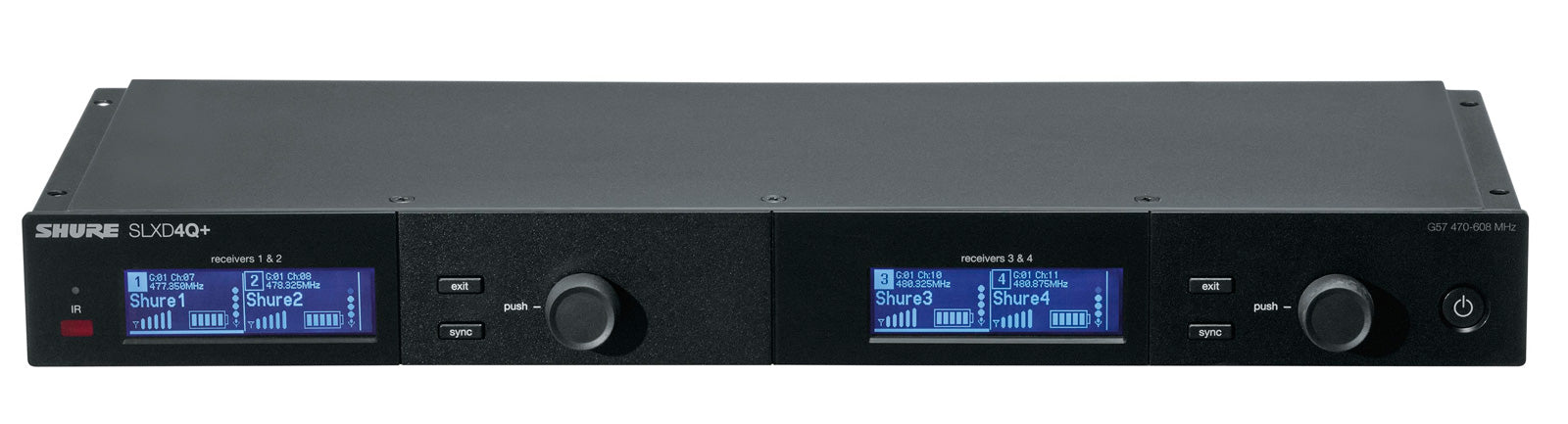 Shure SLXD4QE G65 Quad Receiver Receptor Inalámbrico 2