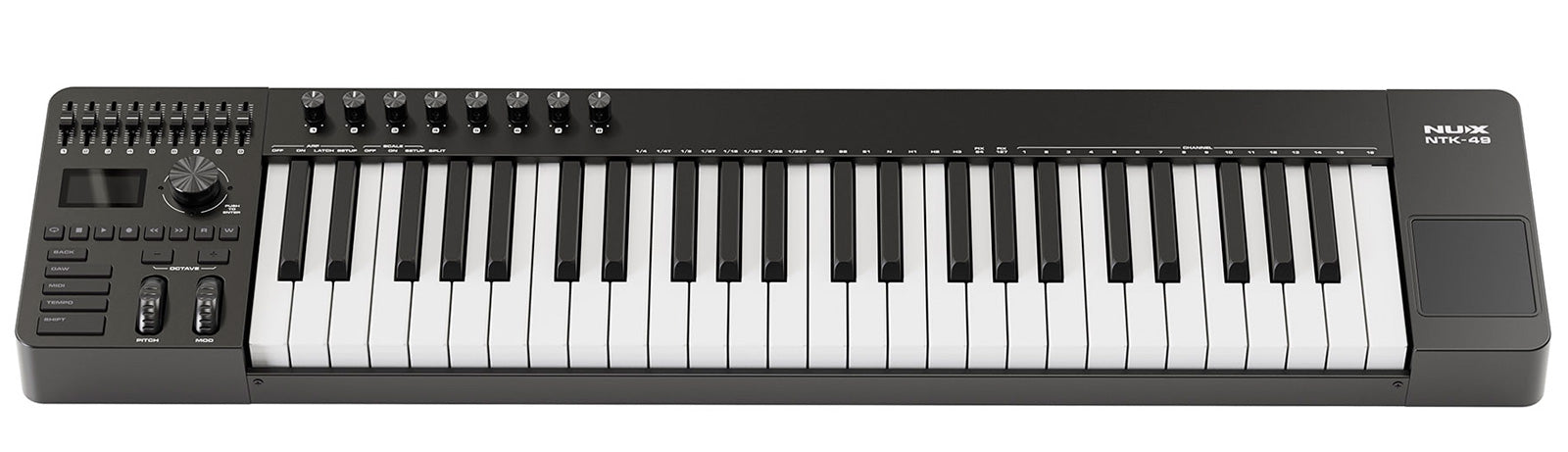 NUX NTK-49 Teclado Controlador Midi 49 Teclas 1