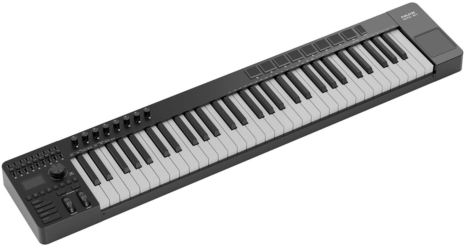 NUX NTK-61 Teclado Controlador Midi 61 Teclas 3