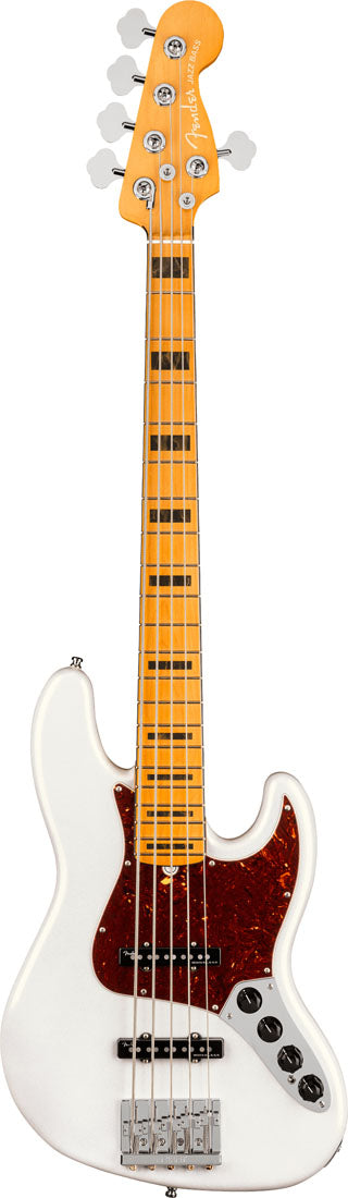 Fender American Ultra Jazz Bass V MN Bajo Eléctrico 5 Cuerdas Arctic Pearl 1