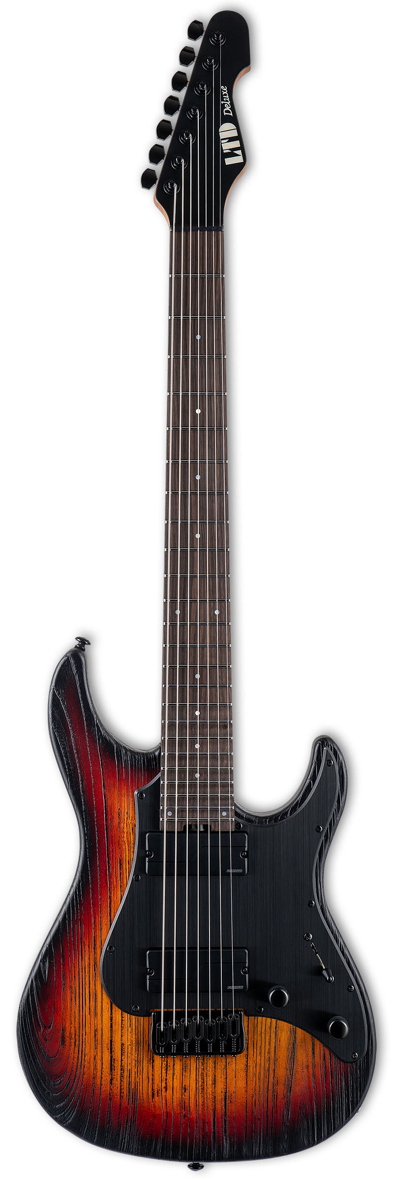 ESP LTD SN-1007Ht FB Baritone Guitarra Eléctrica 7 Cuerdas Fireblast 1