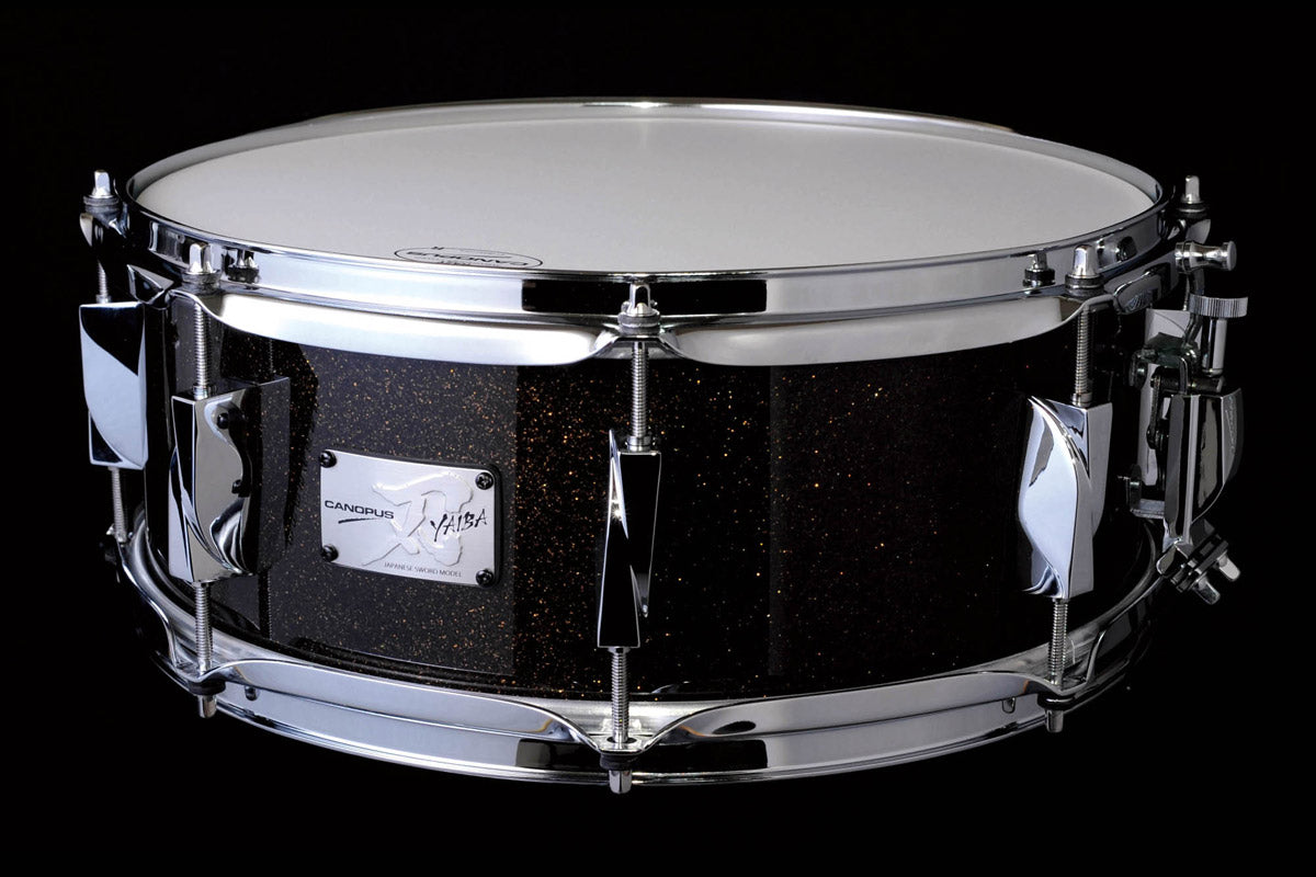 Canopus JSB-1455 IBLKSPKL Yaiba II Birch Caja Batería Abedul 14X5.5 Ice Black Sparkle 1