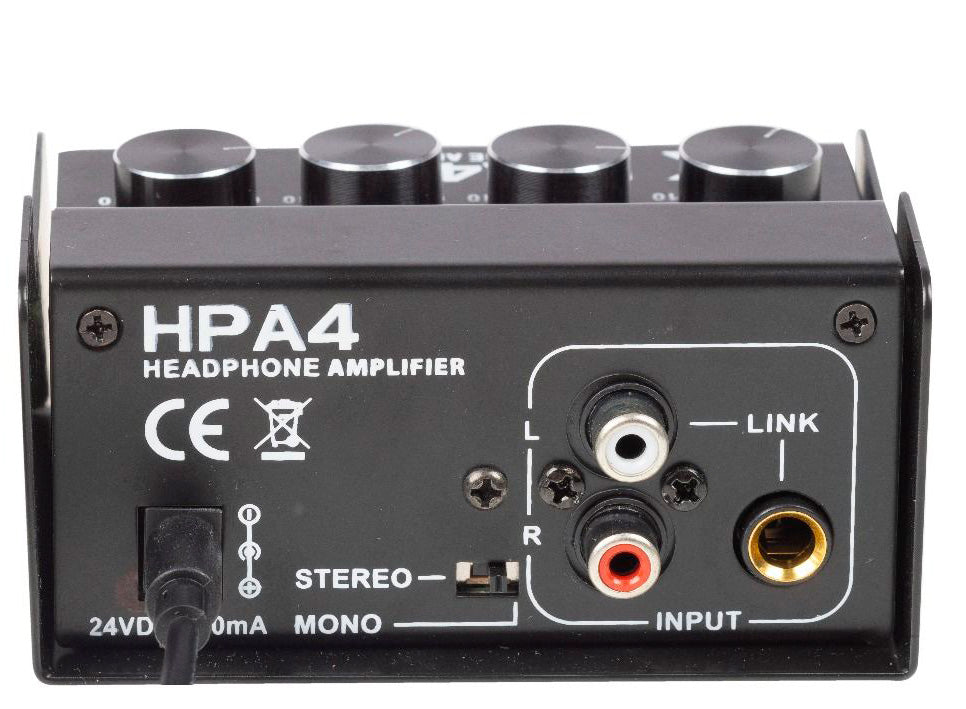 EK Audio HPA4 Amplificador Auriculares 4 Canales 2