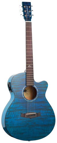 Tanglewood TA4CE BL Guitarra Electroacústica Super Folk Serenity Blue 1