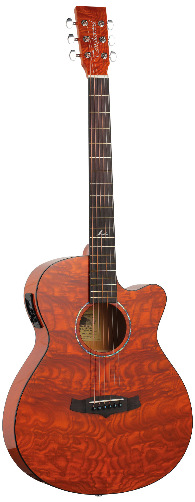 TANGLEWOOD TA4CE HN GUITARRA ELECTROACUSTICA SUPER FOLK SHORELINE AMBER