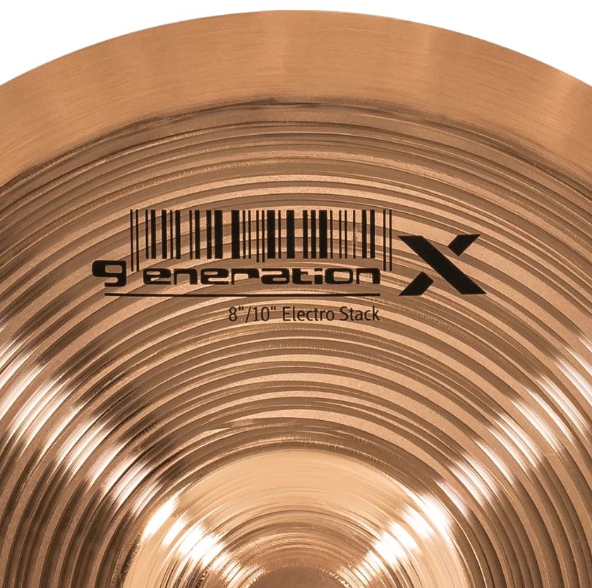 Meinl GX08/10Es Generation X Electro Stack Platos Batería 7