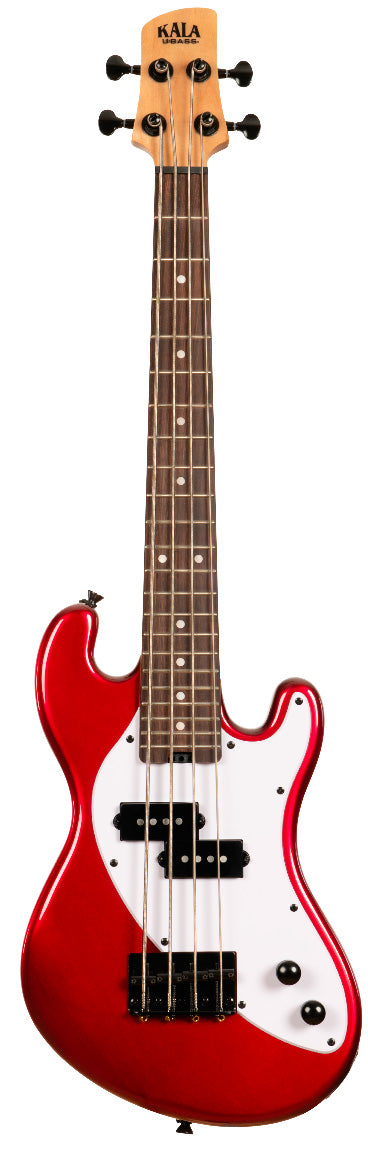 Kala UBASSBRDFS U-Bass Ukelele Bajo Electrificado Rojo 1