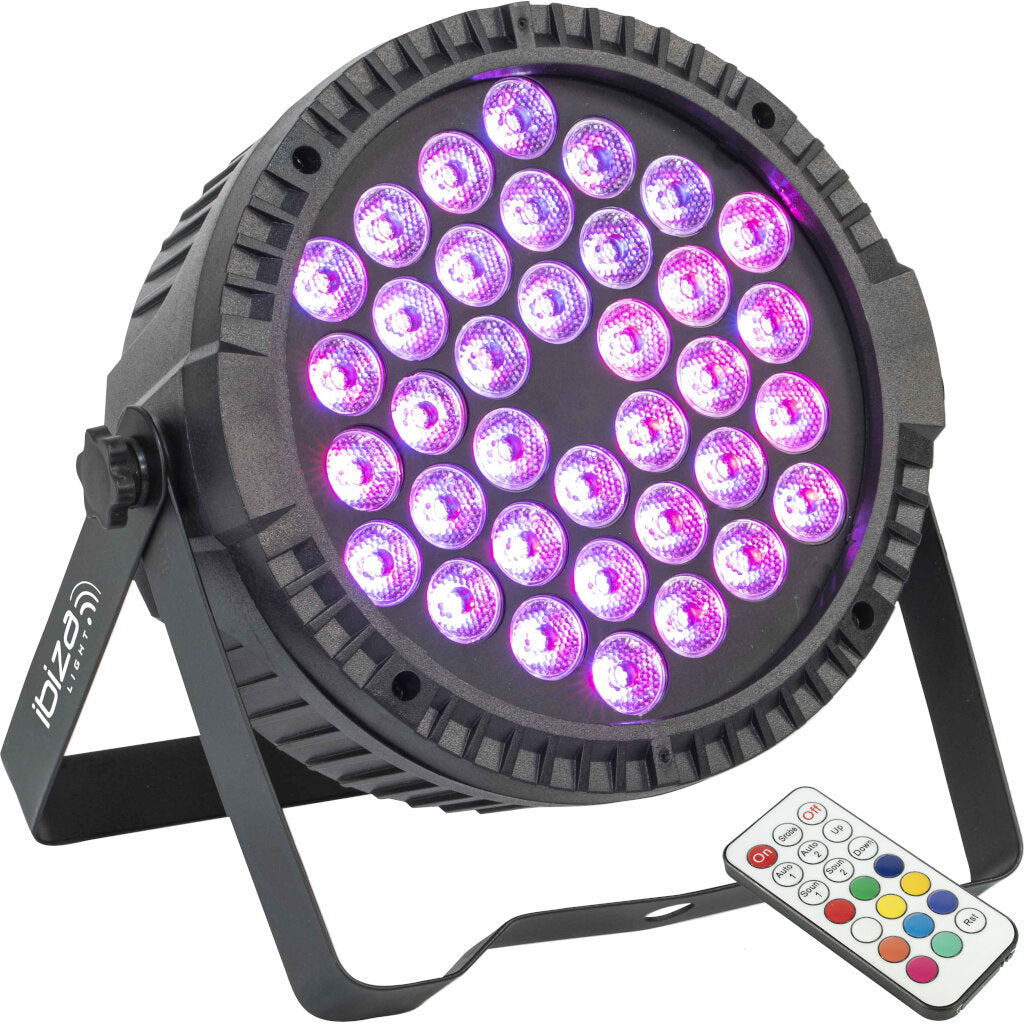 Ibiza Light Thinpar 36X1W RGB Proyector Par Extra-Plano 36 Led RGB 1W 4