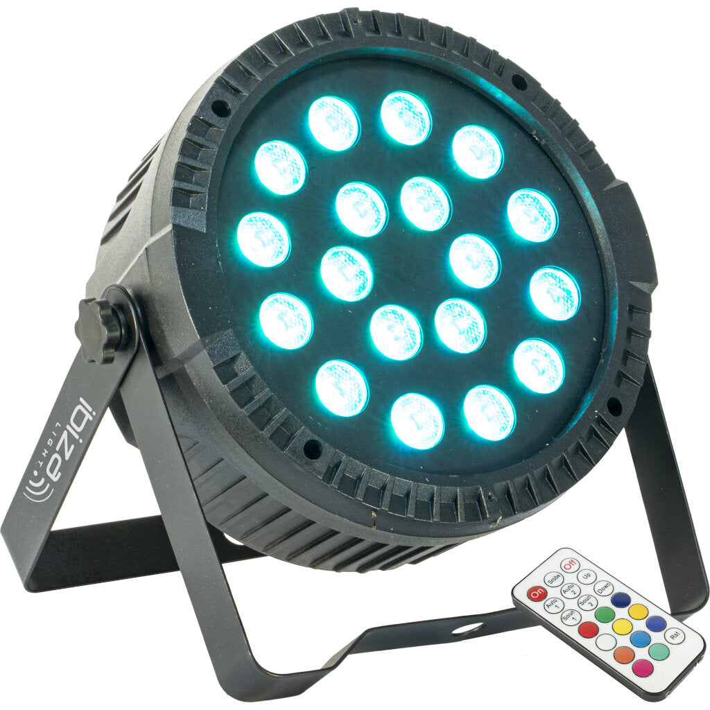 Ibiza Light Thinpar 18X1 RGB Proyector Par Extra-Plano 18 Led RGB 1W 3