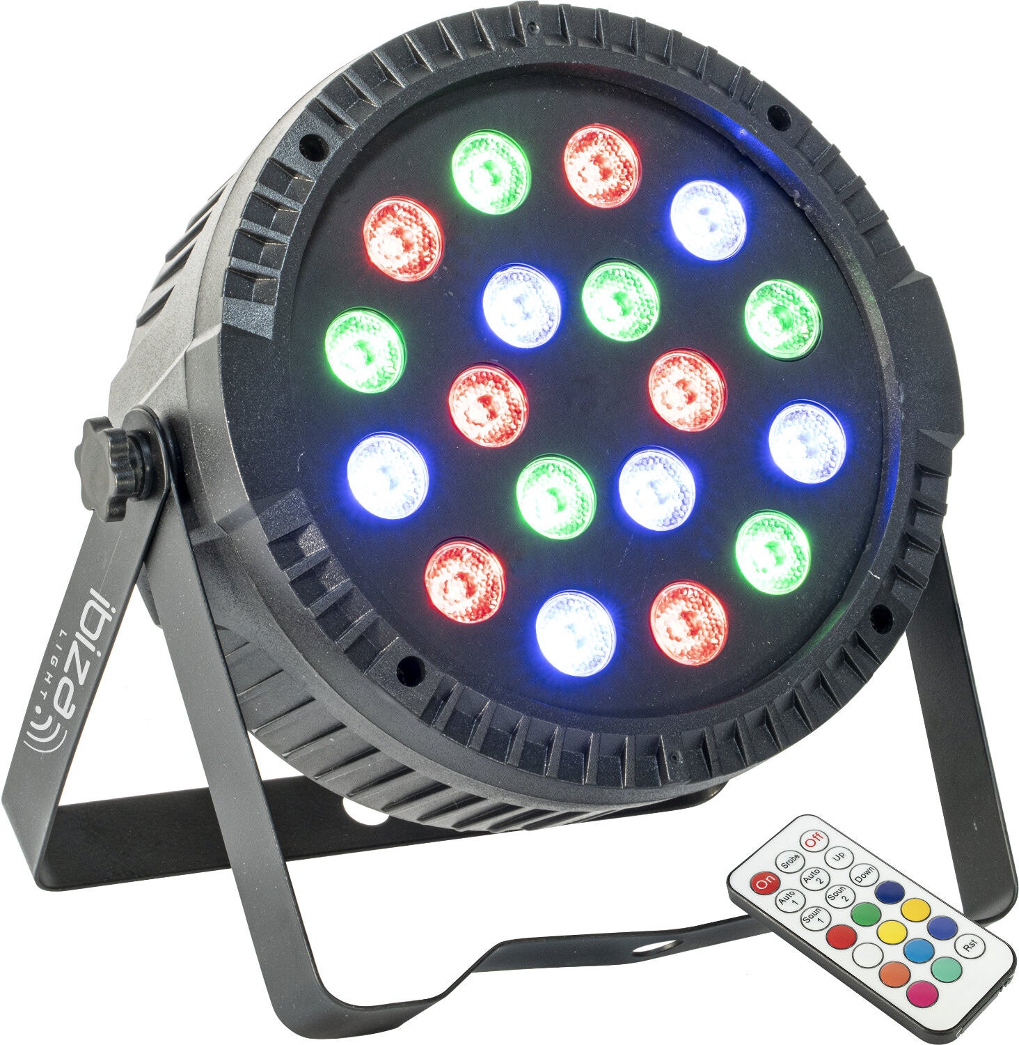 Ibiza Light Thinpar 18X1 RGB Proyector Par Extra-Plano 18 Led RGB 1W 4