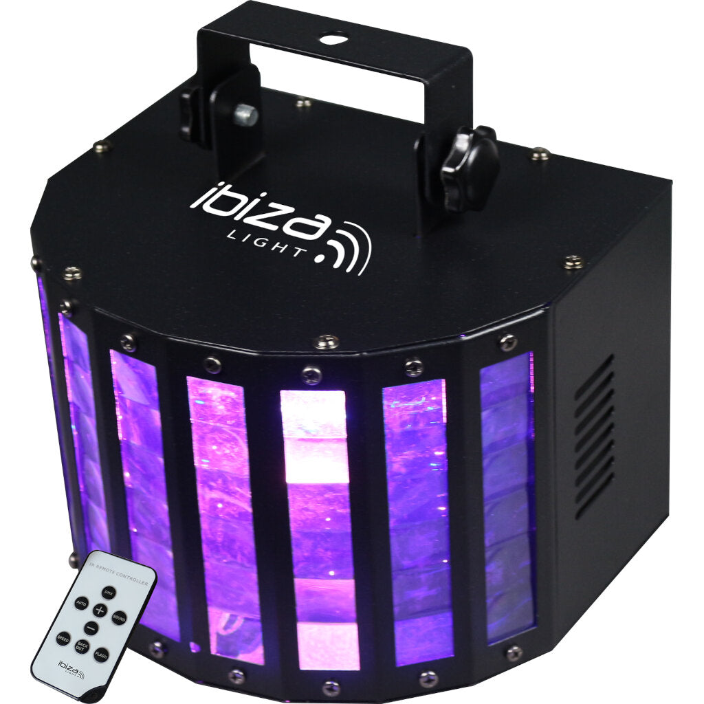 Ibiza Light Butterfly RC Efecto Butterfly de 6 Led Color con Mando a Distancia 1