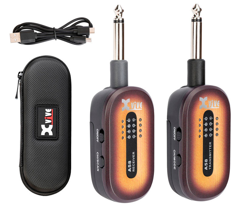 Xvive A58 SB Sistema Inalámbrico Guitarra Sunburst 1