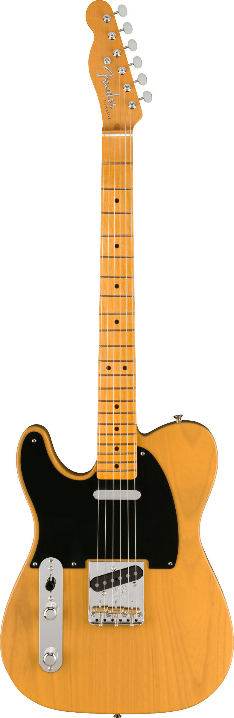 Fender American Vintage II 1951 Telecaster LH MN Guitarra Eléctrica Butterscotch Blonde para Zurdos 1