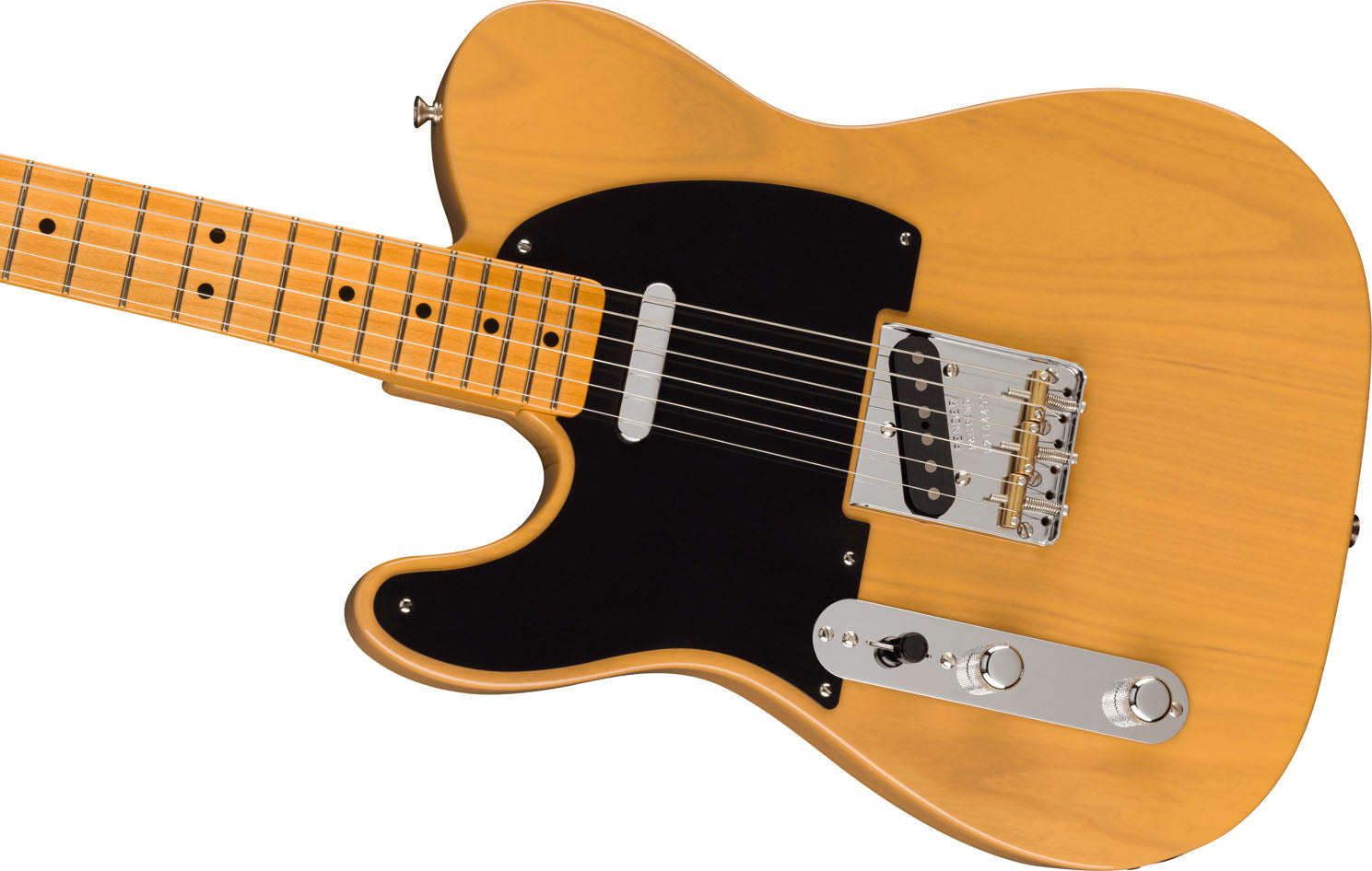 Fender American Vintage II 1951 Telecaster LH MN Guitarra Eléctrica Butterscotch Blonde para Zurdos 2